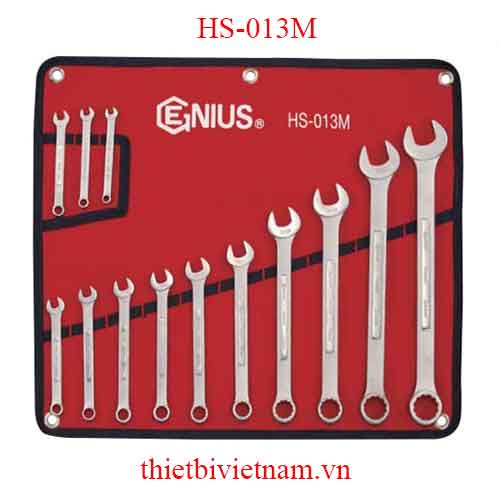 BỘ CỜ LÊ GENIUS ĐẦU TRÒNG ĐẦU MỞ LOẠI MỜ 13 CHIẾC HỆ MÉT HS-013M