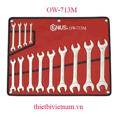 BỘ CỜ LÊ HAI ĐẦU MỞ 13 CHIẾC HỆ MÉT GENIUS MODEL OW-713M 