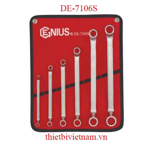 BỘ CỜ LÊ HAI ĐẦU TRÒNG LOẠI MỜ 6 CHIẾC HỆ INCH GENIUS DE-7106S