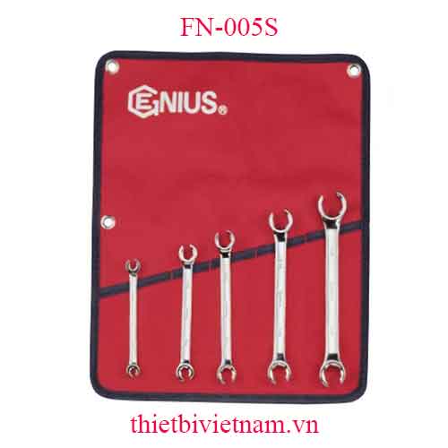 BỘ CỜ LÊ MỞ ĐAI ỐC LOẠI BÓNG 5 CHIẾC HỆ INCH GENIUS MODEL FN-005S