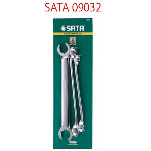 Bộ cờ lê ống dầu 3 chi tiết (hệ inch) SATA 09032