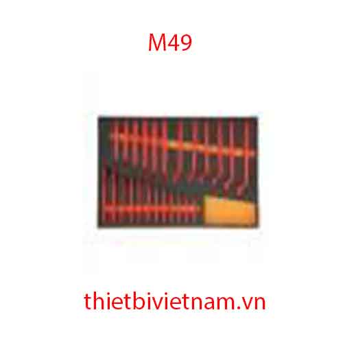 Bộ Cờ Lê tròng 24 chi tiết 12 tròng (7 - 22mm), 12 cờ lê cách điện 1000V (7-22 mm) BETA M49