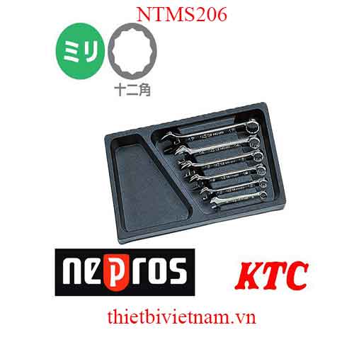 Bộ cờ lê tròng hãng KTC NTMS206