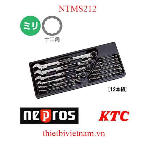 Bộ cờ lê tròng hãng KTC NTMS212