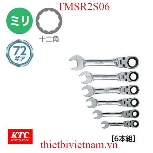 Bộ cờ lê tự động hãng KTC TMSR2S06