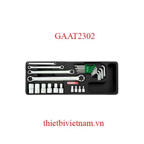 BỘ CỜ LÊ, TÚYP, LỤC GIÁC SAO 23 MÓN TOPTUL GAAT2302
