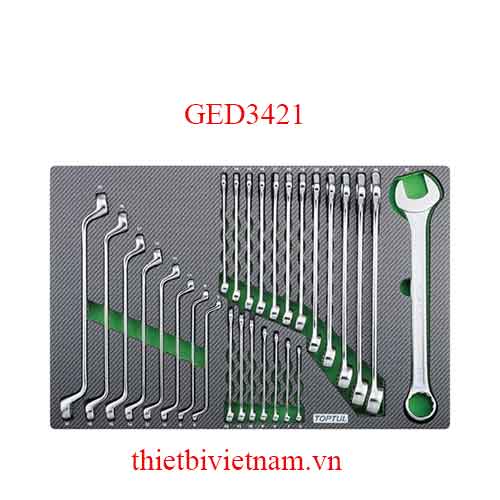 BỘ CỜ LÊ TUÝP LỤC GIÁC VÀ KÌM 34 CHI TIẾT TOPTUL GED3421