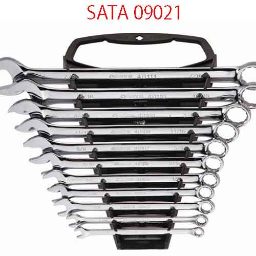 Bộ cờ lê vòng miệng 11 chi tiết (hệ inch) SATA 09021