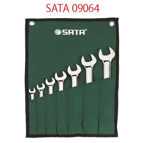 Bộ cờ lê vòng miệng 11 chi tiết (hệ mét) SATA 09064