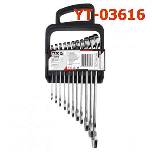 Bộ cờ lê vòng miệng 11 chi tiết YATO YT-03616