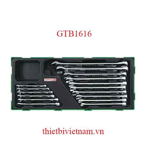 BỘ CỜ LÊ VÒNG MIỆNG 16 CHI TIẾT TOPTUL GTB1616