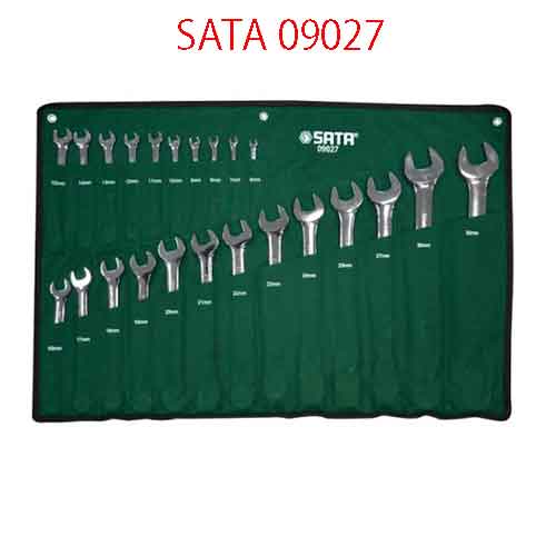 Bộ cờ lê vòng miệng 23 chi tiết (hệ mét) SATA 09027
