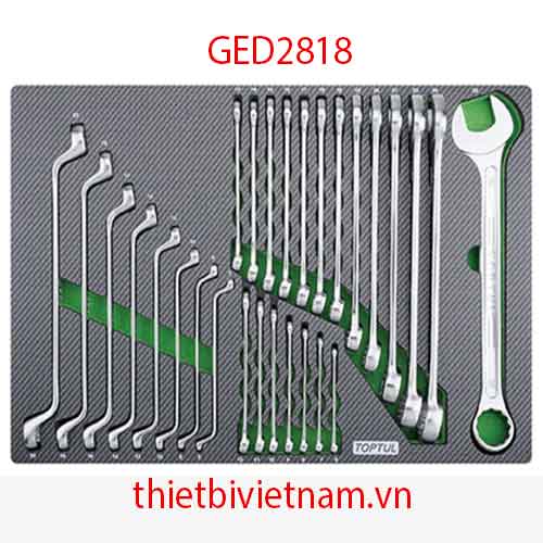 BỘ CỜ LÊ VÒNG MIỆNG 28 CHI TIẾT TOPTUL GED2818