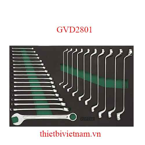 BỘ CỜ LÊ VÒNG MIỆNG 28PCS TOPTUL GVD2801