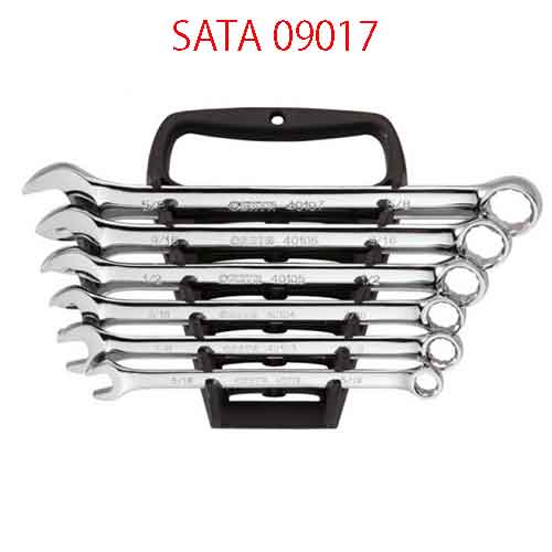 Bộ cờ lê vòng miệng 6 chi tiết (hệ inch) SATA 09017