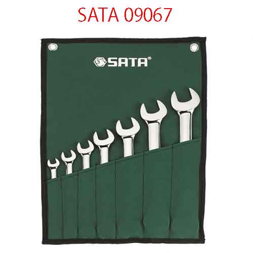 Bộ cờ lê vòng miệng 7 chi tiết (hệ mét) SATA 09067