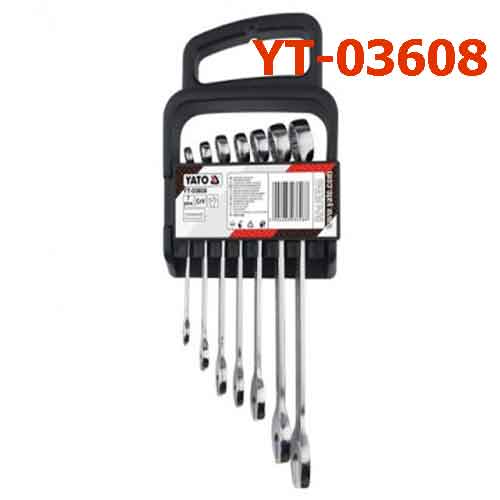 Bộ cờ lê vòng miệng 7 chi tiết YATO YT-03608