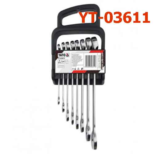Bộ cờ lê vòng miệng 8 chi tiết YATO YT-03611