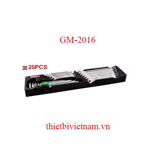 BỘ CỜ LÊ VÒNG MIỆNG & LỤC GIÁC BI 20 CÁI TOPTUL GM-2016