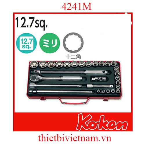 Bộ đầu khẩu Koken 1/2 inch 4241M