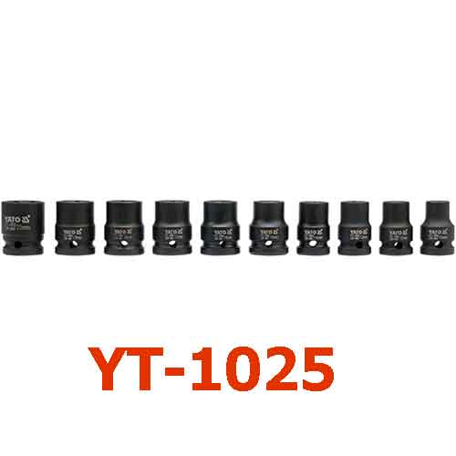 Bộ đầu khẩu lục giác 10 cái Bộ khẩu L=39mm 1/2