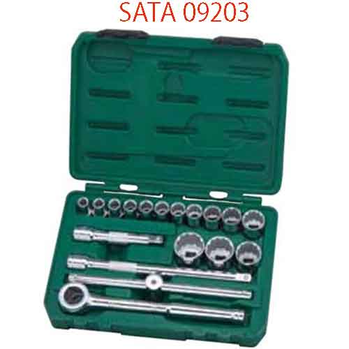 Bộ đầu tuýp 18 chi tiết 1/2