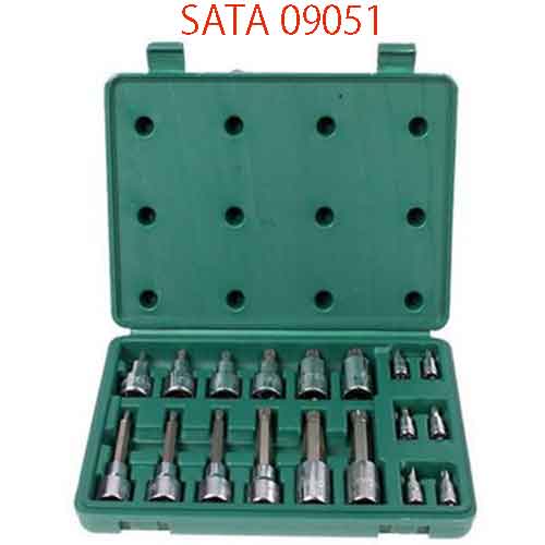 Bộ đầu tuýp 18 chi tiết 1/4