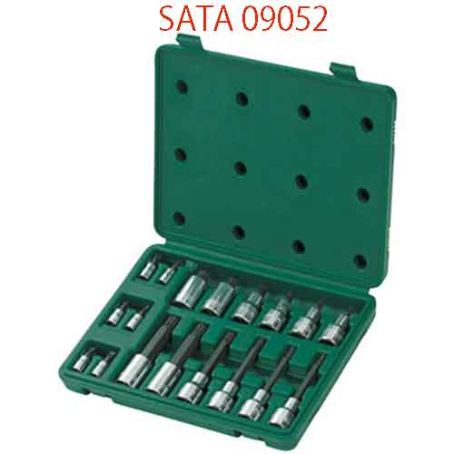 Bộ đầu tuýp 18 chi tiết. 1/4