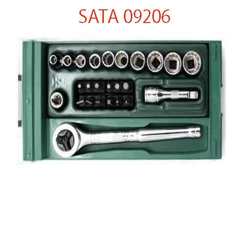 Bộ đầu tuýp 25 chi tiết 1/4