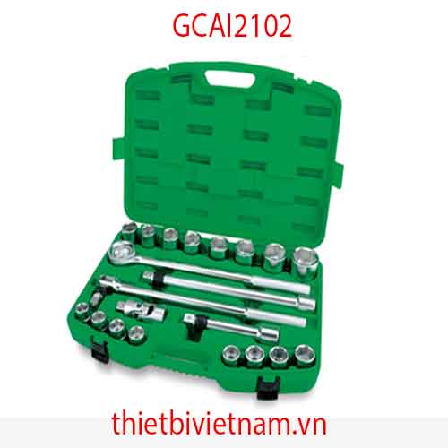 BỘ ĐẦU TUÝP 3/4 INCH 21 CHI TIẾT GCAI2102