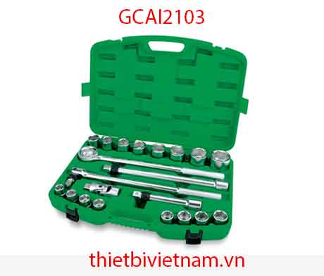 BỘ ĐẦU TUÝP 3/4 INCH 21 CHI TIẾT GCAI2103