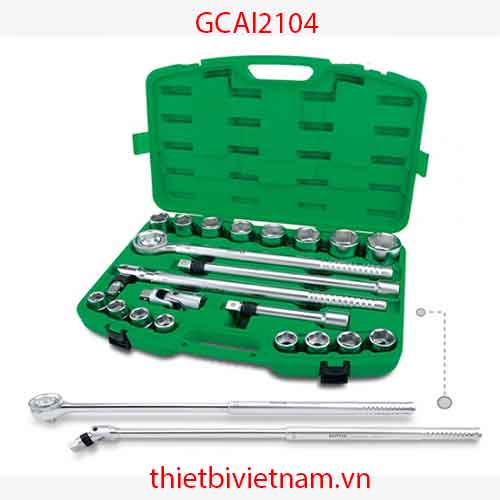 BỘ ĐẦU TUÝP 3/4INCH 21 CHI TIẾT GCAI2104