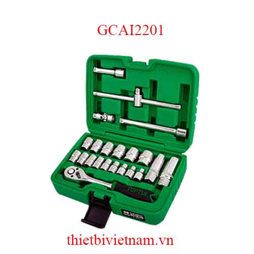 BỘ ĐẦU TUÝP LỤC GIÁC 22 MÓN TOPTUL GCAI2201