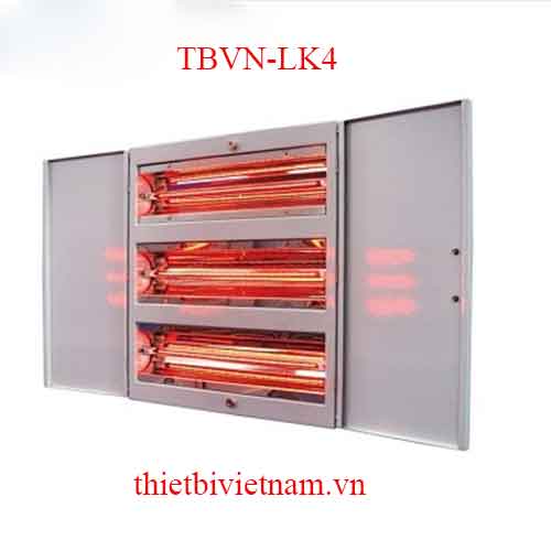 Bộ đèn sấy sơn Halogen kèm máng TBVN-LK4