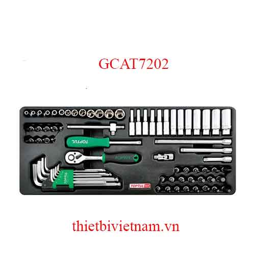BỘ ĐỒ NGHỀ 1/4 INCH 72 CHI TIẾT TOPTUL GCAT7202
