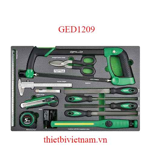 BỘ ĐỒ NGHỀ ĐA NĂNG 12 CHI TIẾT TOPTUL GED1209