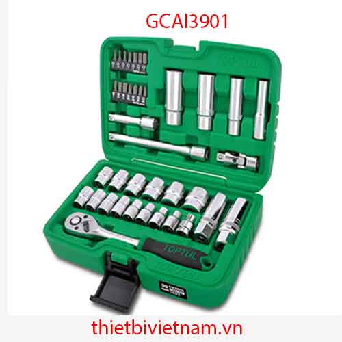 BỘ ĐỒ NGHỀ XÁCH TAY 3/8 INCH 39 CHI TIẾT GCAI3901