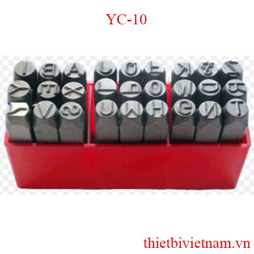 Bộ đóng chữ 10 mm TOP YC-10