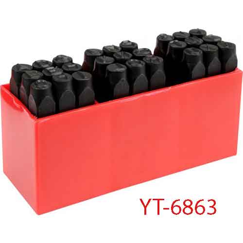 Bộ đóng chữ số 27 chi tiết YATO YT-6863