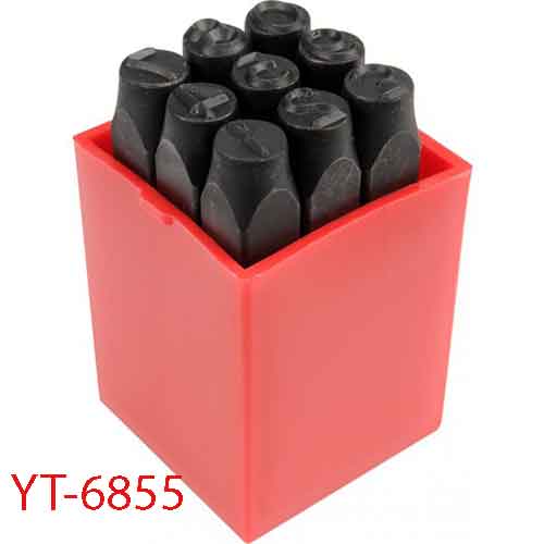 Bộ đóng chữ số 8mm 9 chi tiết YATO YT-6855