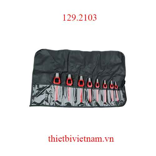Bộ đột lỗ 8 chiếc KS Tools model 129.2103