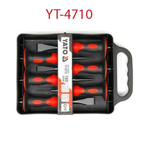 Bộ đột và đục tổng hợp 6 chi tiết Yato YT-4710