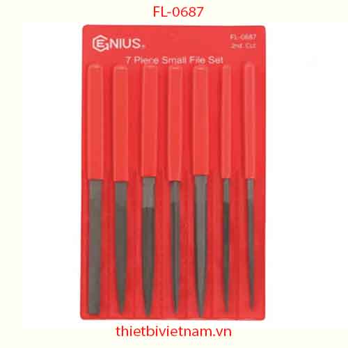 BỘ DŨA 7 CHIẾC LOẠI NHỎ HÃNG GENIUS MODEL FL-0687