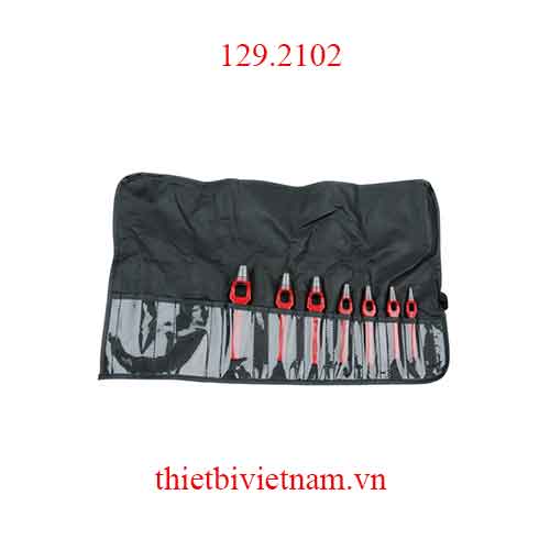 Bộ đục gioăng đục lỗ 7 chi tiết KS Tools 129.2102