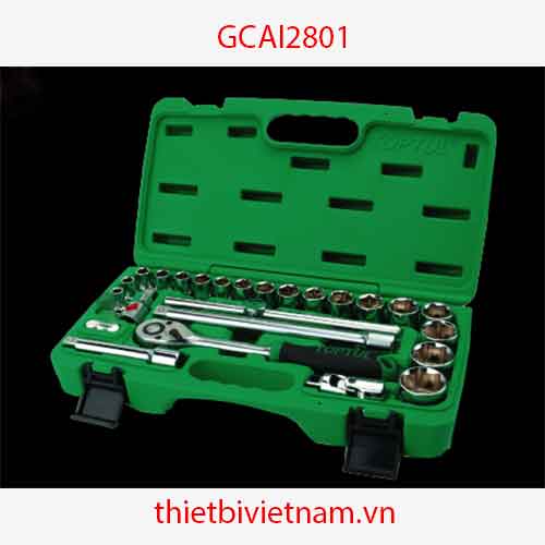 BỘ DỤNG CỤ 1/2 INCH 28 CHI TIẾT HÃNG TOPTUL GCAI2801