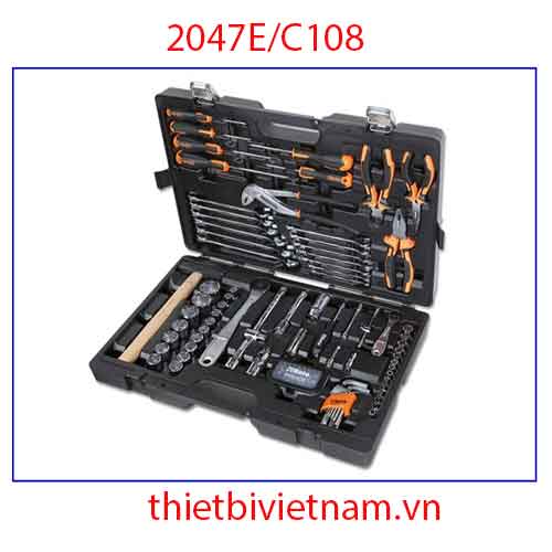 BỘ DỤNG CỤ 1/4 INCH VÀ 1/2 INCH CÓ HỘP, 108 CHI TIẾT BETA 2047E/C108