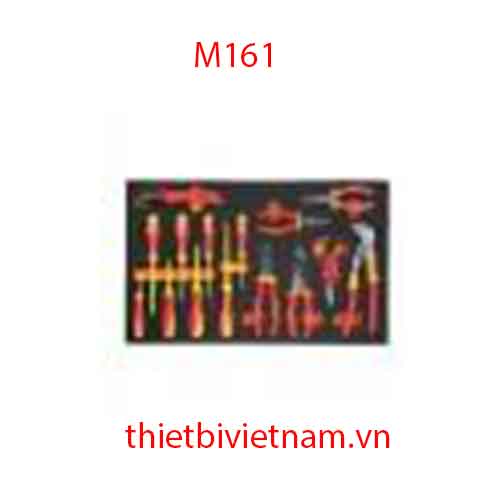 Bộ dụng cụ 15 chi tiết (cách điện) có khay BETA M161