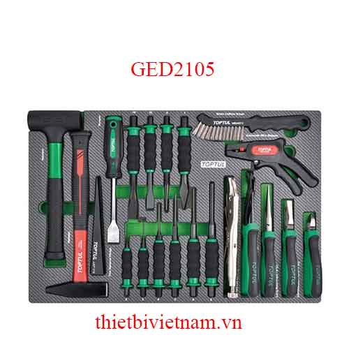 BỘ DỤNG CỤ 21 CHI TIẾT TOPTUL GED2105