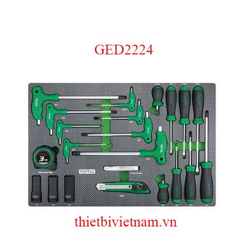 BỘ DỤNG CỤ 22 CHI TIẾT TOPTUL GED2224