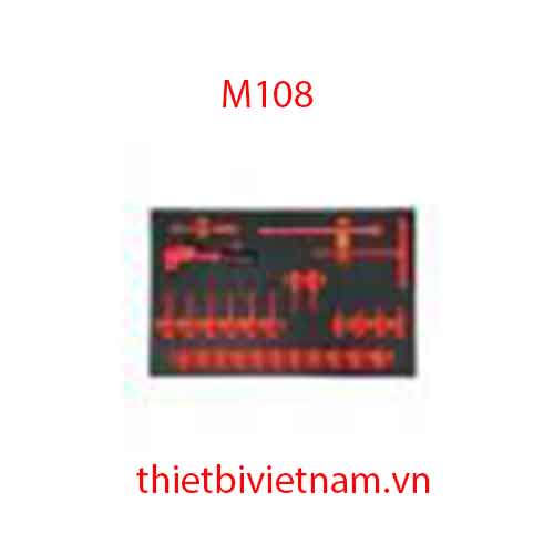 Bộ dụng cụ 27 chi tiết (cách điện) có khay BETA M108